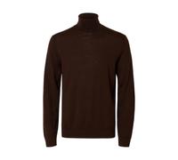 Selected Tray High Neck Sweater Marron L Homme