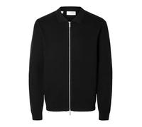 Selected Homme Gilet à Fermeture éclair en Maille