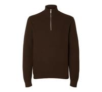 SELECTED HOMME Half Slhdane Ls Knit Structure Demi-Zip Noos
