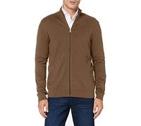SELECTED HOMME Homme Slhberg B Noos Cardigan À Fermeture Éclair Maillot de surv tement, Marron (Teck/Mélange), L EU