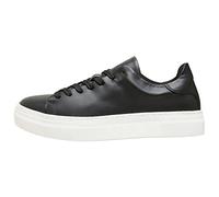 SELECTED HOMME Homme Slhdavid Chunky Leather Trainer B Noos Baskets en Cuir Bottes, Noir, 40 EU