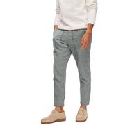 Selected Homme Pantalon Slim fuselé en Lin mélangé, Sky Captain, S