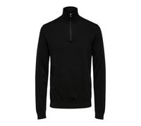 Selected Berg Full Zip Sweater Noir S Homme