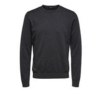 SELECTED HOMME Pull en Maille Manches Longues Antracit L Antracit L