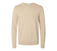 Selected Homme Pull en Maille Manches Longues Oatmeal M Oatmeal M