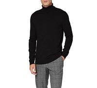 Selected Pull-over Berg col roulé noir Homme Taille M