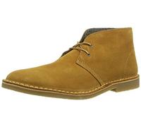 SELECTED Homme Sel Leon Wax Warm H Bottes Chukka, Tige dorée Jaune, 44.5 EU