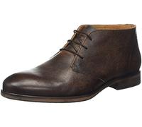 Selected Homme Shdbolton Bottines Chukka en Cuir Chaussures Bateau, Marron Demitasse, 43 EU