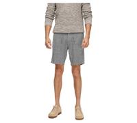 Selected Homme Short en Lin pour Homme, Sky Captain/Détails : mélange de W. Oatmeal, S