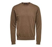 SELECTED HOMME Slhberg Crew Neck B Noos Maillot De Survêtement, Teak, XXL EU