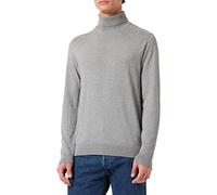 SELECTED HOMME Slhberg Roll Neck B Noos Sweater, Mélange de Gris Moyen
