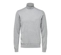 Selected Homme Slhberg Roll Neck B Noos Sweater, Mélange De Gris Moyen., XL EU