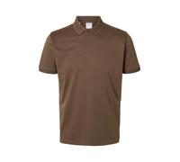 SELECTED HOMME Slhfave Button SS Polo Noos, Morel