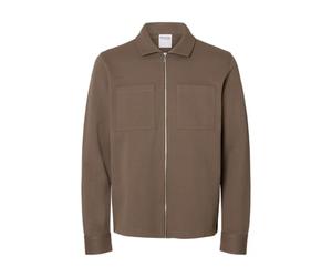 SELECTED HOMME Slhjackie Noos Sweat zippé, Morel, S
