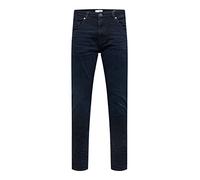 SELECTED HOMME Slhslim-Leon 24601 B.Black St JNS W Noos Jeans, Blue Black Denim, 33W x 34L