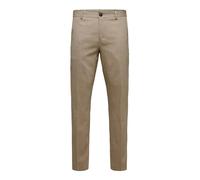 SELECTED Pantalon à plis 'SNHNeil' beige chiné, Taille 52