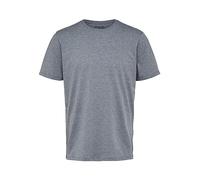 Selected Homme T-Shirt régulier pour Homme, Mélange de Gris Moyen., S