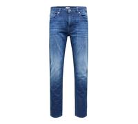 SELECTED Jean 'Leon' bleu foncé, Taille 28 Longueur 32