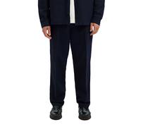 Selected Leroy 196 Linen Straight Fit Pants Bleu M Homme