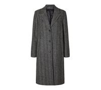 SELECTED Manteau mi-saison 'New Alma' gris / noir, Taille XL