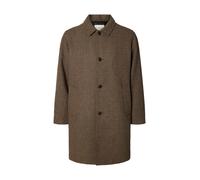 SELECTED Manteau mi-saison 'SLMRONNIE' marron / noir, Taille M