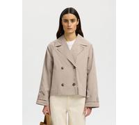 SELECTED Manteau mi-saison taupe, Taille XS-S
