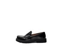 SELECTED MEN Homme Loafer Slhhugo Leather Plain Penny Mocassins, Noir, 44 EU