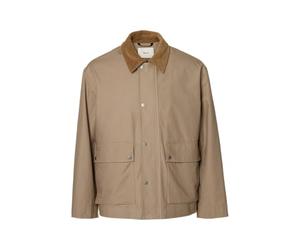 SELECTED MEN JKT Slhkyle Veste en Coton Noos, Teck Weathered, L Hommes