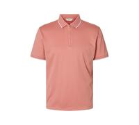 SELECTED MEN Slhfave Sport Zip SS Polo Noos Homme