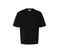 SELECTED MEN Slhlooseoscar Pocket SS Tee Noos, Noir, M Hommes