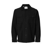 SELECTED MEN Slholiver Sweat Overshirt Noos, Noir, XL Hommes