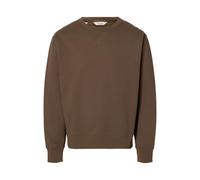 SELECTED MEN Slhrelaxluke Ls Sweat à col Rond, Chocolat, XL