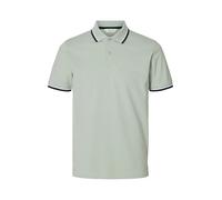 SELECTED MEN Slhslim-Atlas Sport SS Polo, Gris Aqua, XL
