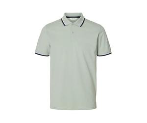 SELECTED MEN Slhslim-Atlas Sport SS Polo, Gris Aqua, XL
