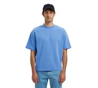 Selected Oscar Loose Fit Short Sleeve T-shirt Bleu XL Homme