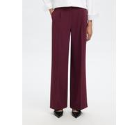 SELECTED Pantalon à pince lie de vin, Taille 38