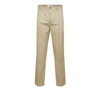 SELECTED Pantalon à pince 'Loik' beige, Taille 54