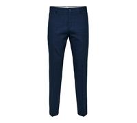 SELECTED Pantalon à pince 'Oasis' bleu marine, Taille 50