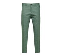 SELECTED Pantalon à pince 'SLHOasis' vert chiné, Taille 54