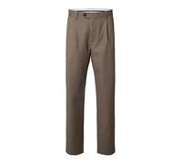 SELECTED Pantalon à pince 'SLHZ190 ADAM' greige, Taille 46