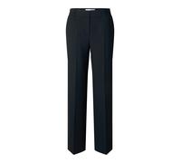 SELECTED Pantalon à plis 'SLFRita' marine / gris, Taille 34