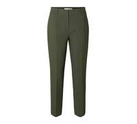 SELECTED Pantalon à plis 'SLFRITA-RIA' vert foncé, Taille 36