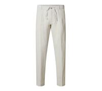 Selected 196 Leroy Linen Straight Fit Pants Blanc S Homme