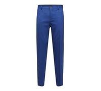 SELECTED Pantalon à plis 'SLHNeil' bleu nuit, Taille 52