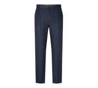 SELECTED Pantalon à plis 'Will' bleu marine, Taille 68