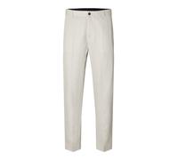 SELECTED Pantalon à plis 'Will' sable, Taille 48
