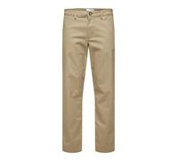 Selected New Miles Straight Fit Chino Pants Beige 36 / 34 Homme