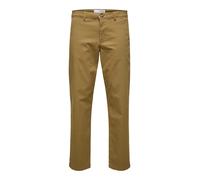 SELECTED Pantalon chino 'New Miles' marron, Taille 36
