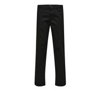 Selected New Miles Straight Fit Chino Pants Noir 32 / 32 Homme