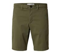 SELECTED Pantalon chino 'SLHMiles' olive, Taille 33